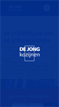 Mobile Screenshot of dejongkozijnen.nl